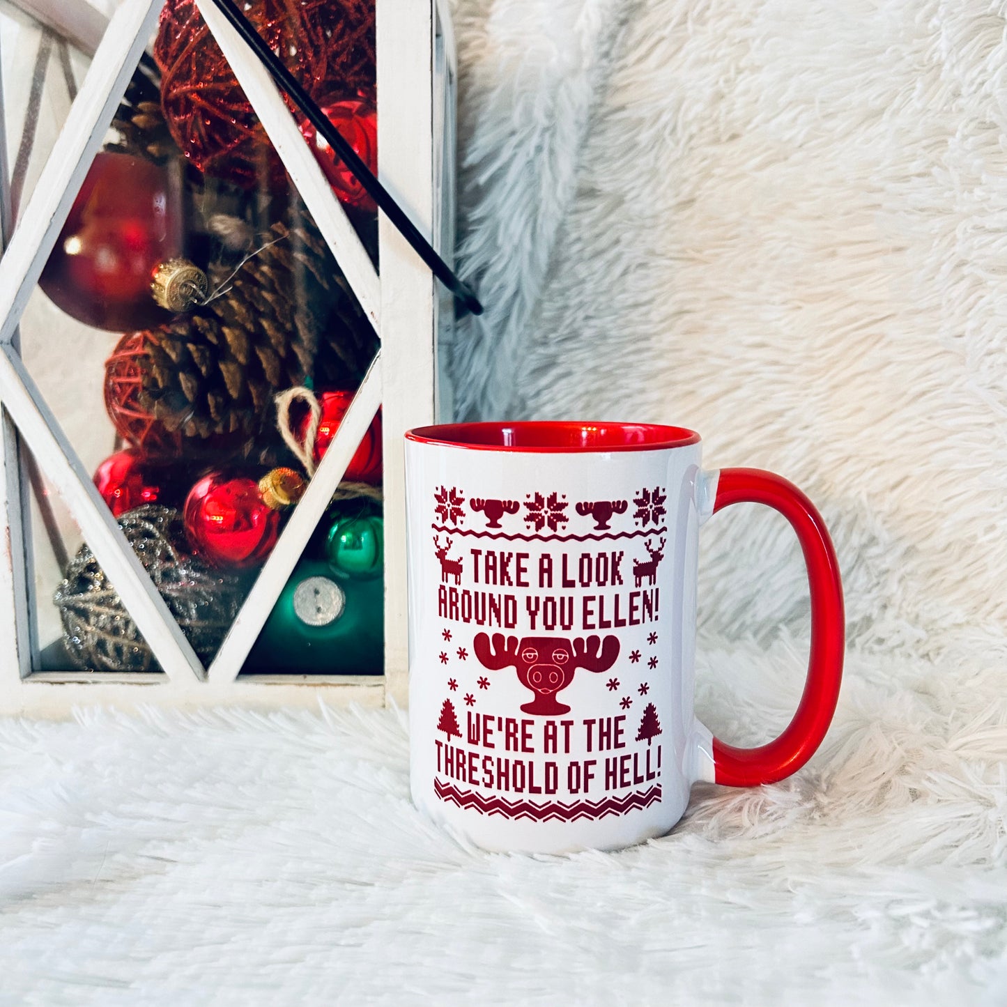 Threshold of Hell Christmas Vacation Mug