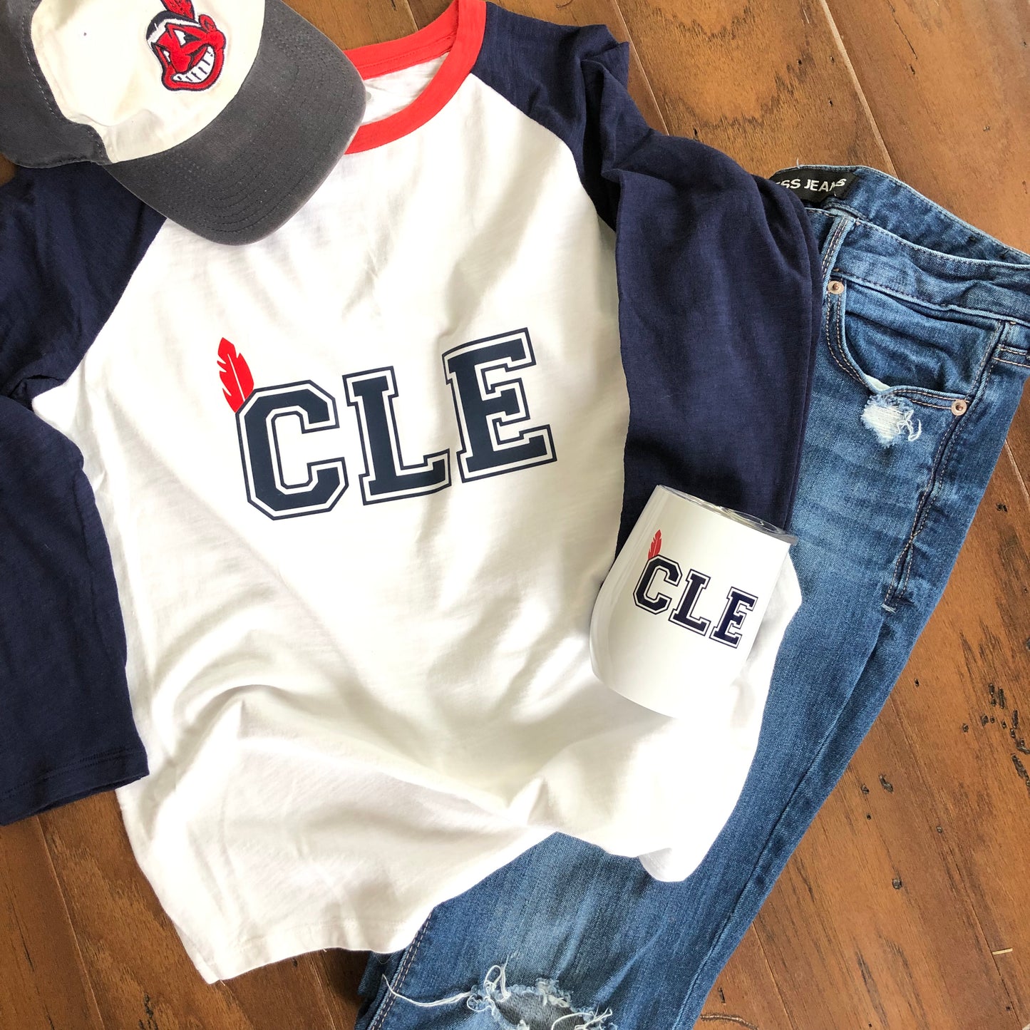 CLE Cleveland Wine Tumbler