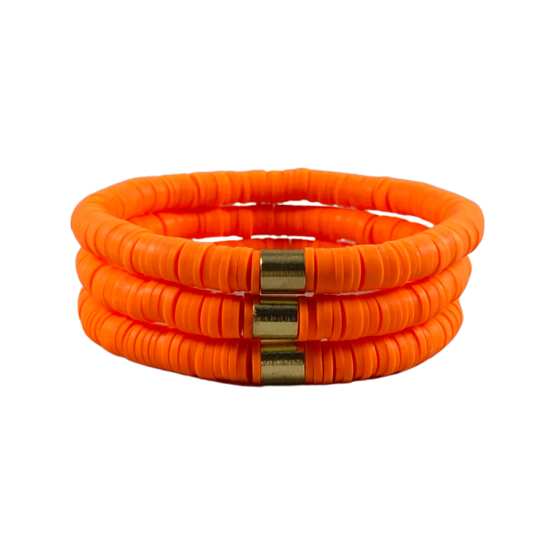 Orange Stretch Bracelet