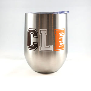 Cleveland Browns CLE Wine Tumbler