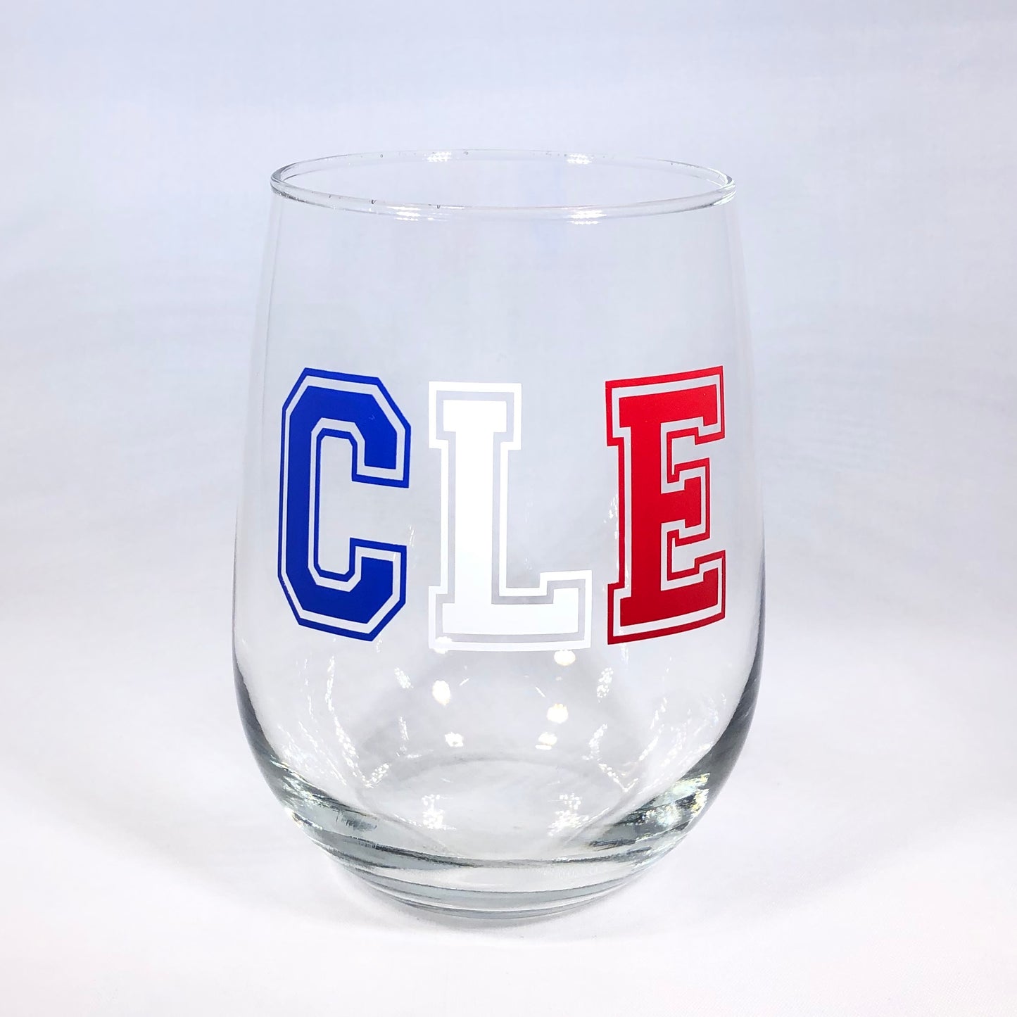 Cleveland CLE Wine Glass