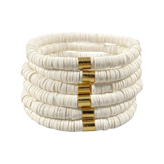 White Stretch Bracelet