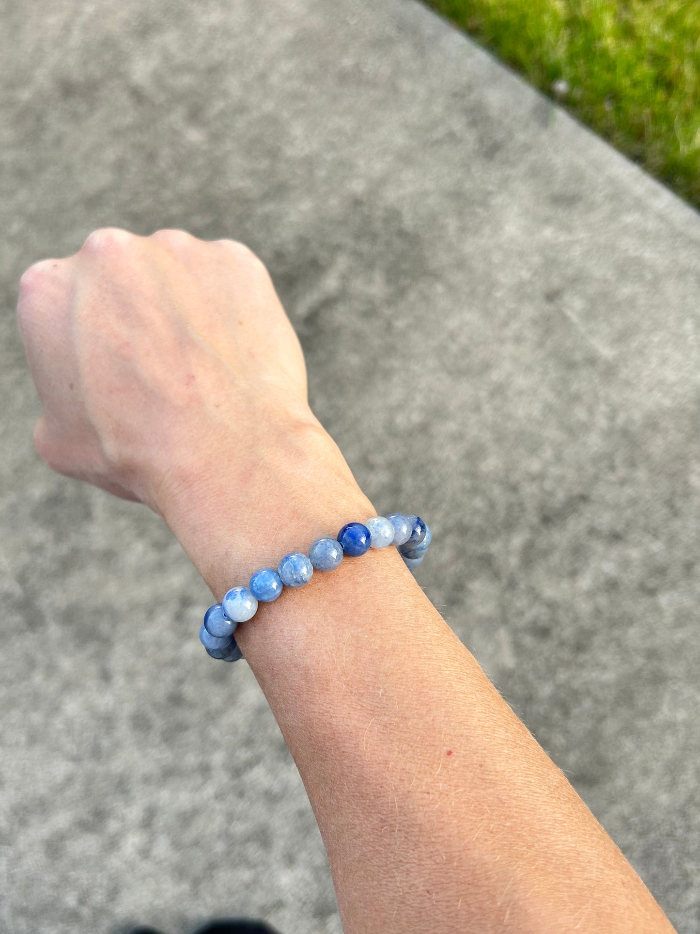 Blue Aventurine Gemstone Bracelet