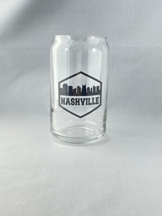 Nashville Hexagon Tall Glass