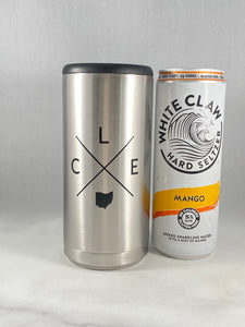 CLE X Skinny Can Cooler