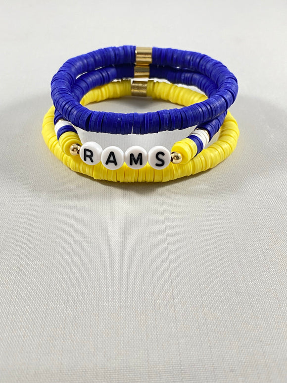 Rams Stretch Bracelet Set
