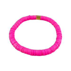 Hot Pink Stretch Bracelet