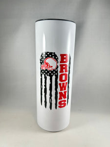 Browns Nation Vertical Tall Tumbler