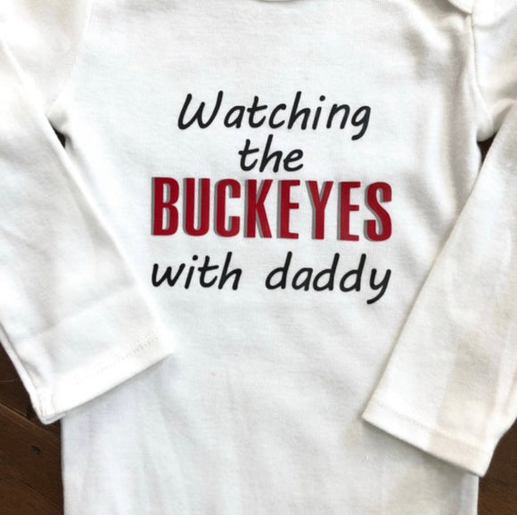 Watching the Buckeyes With Daddy