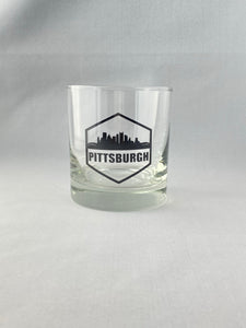 Pittsburgh Hexagon Short Glass